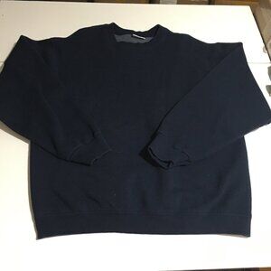 Vintage Pluma Russell Mens XL Sweatshirt Crewneck Blue Heavyweight Fleece